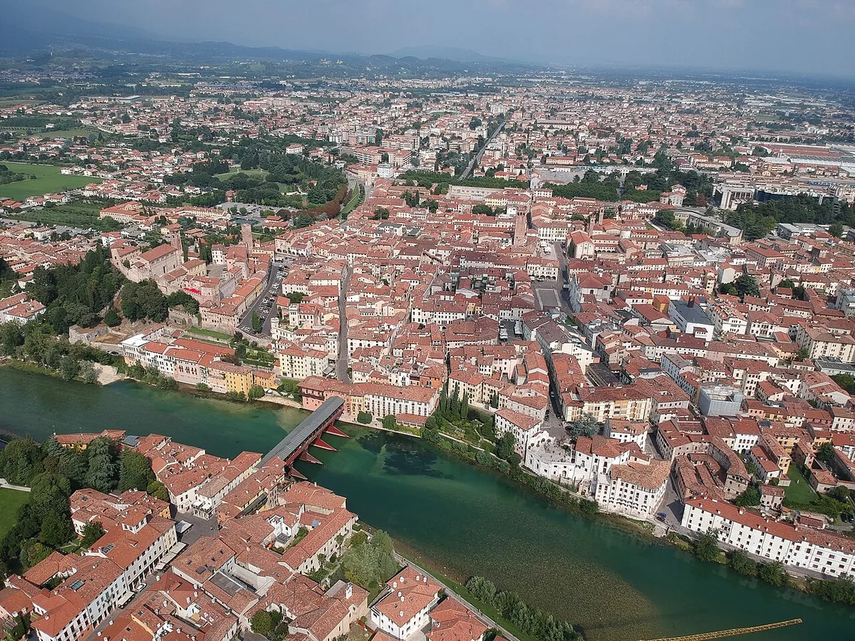 Veduta di Bassano del Grappa.