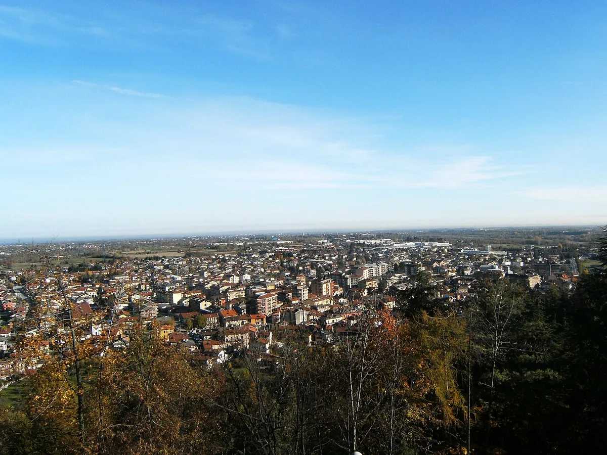 Veduta di Borgo San Dalmazzo.
