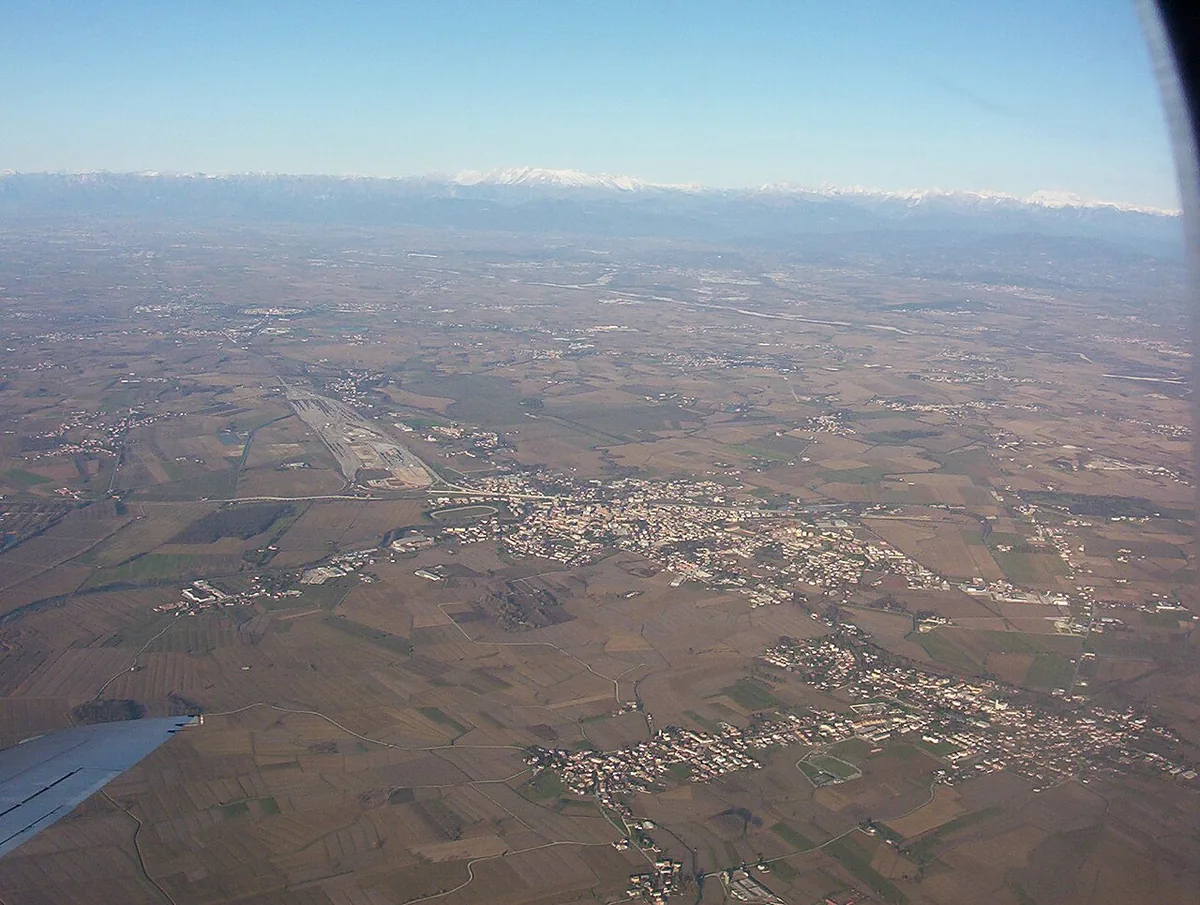 Veduta di Cervignano del Friuli.