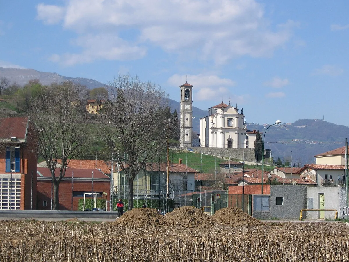 Veduta di Mapello.