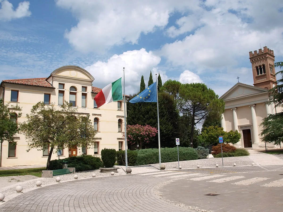 Veduta di Prata di Pordenone.