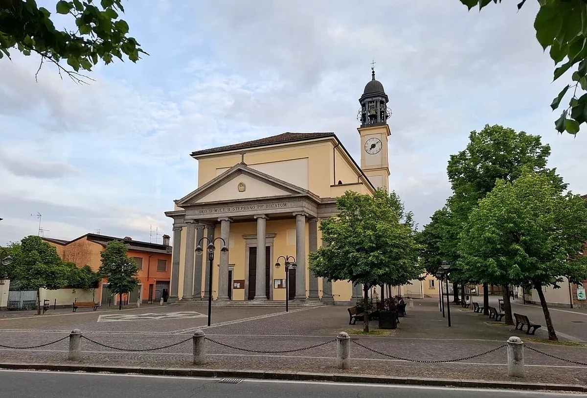 Veduta di Rosate.