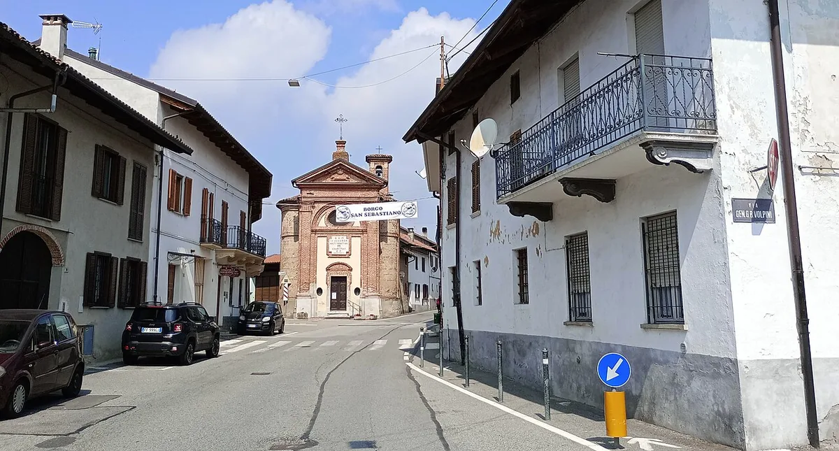 Veduta di San Benigno Canavese.