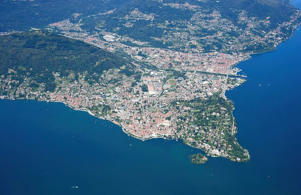 Veduta di Verbania.